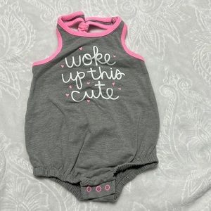 Infant 0-3 month onesie.